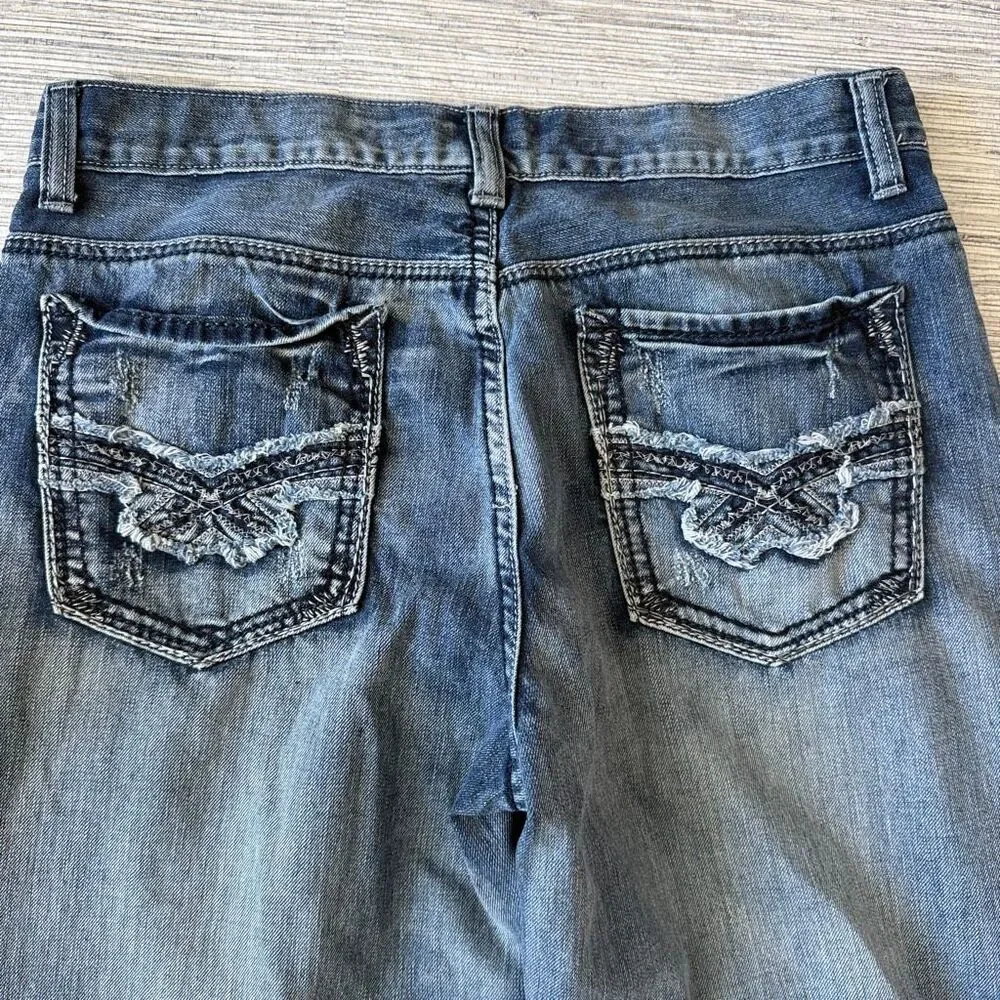 Helix Y2K Straight Leg Jeans 34x32